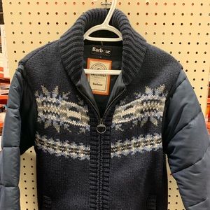 Men’s Barbour knit jacket